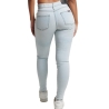 Jean Skinny Bleu Clair Femme Superdry Vintage Rise