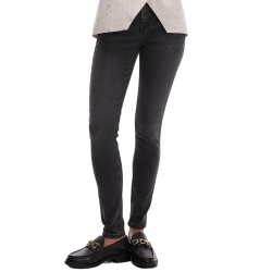 Jean Gris Femme Topshop Jamie Hr Slim