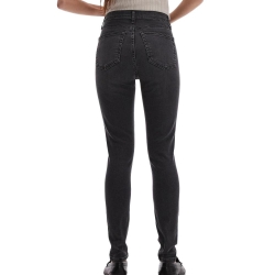Jean Gris Femme Topshop Jamie Hr Slim