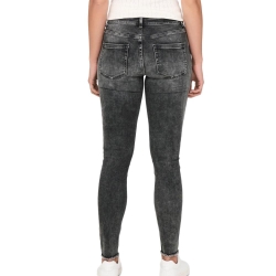 Jean Skinny Gris/Noir Femme Only Mid Ankle