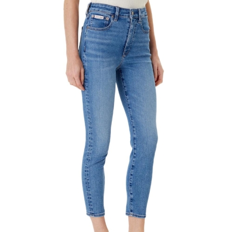 Jean Skinny Bleu Femme Calvin Klein Jeans High Risee