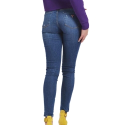 Jean Ultra Skinny Bleu femme Guess Shed