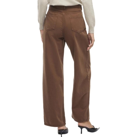 Jean Large Marron Femme Vila Vicazo Wide