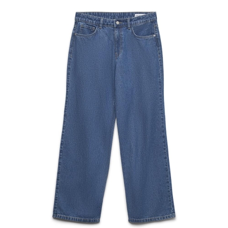 Jean Loose Bleu Femme Vero Moda Asta Straight