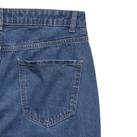 Jean Loose Bleu Femme Vero Moda Asta Straight