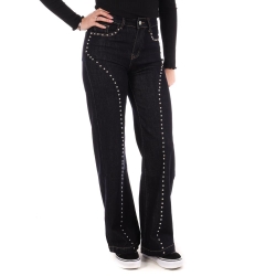 Jean Loose Bleu Brut Femme Monday Premium 1807
