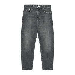 Jeans Mom Fuselé Gris Femme Tommy Hilfiger