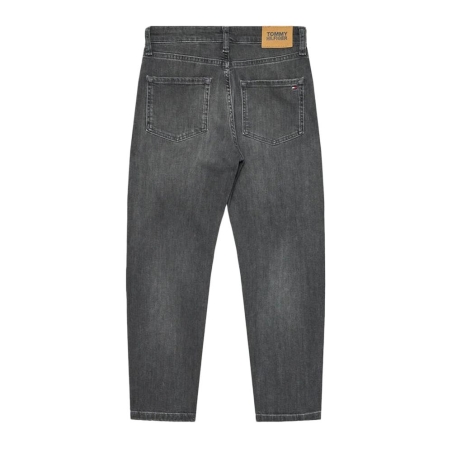 Jeans Mom Fuselé Gris Femme Tommy Hilfiger