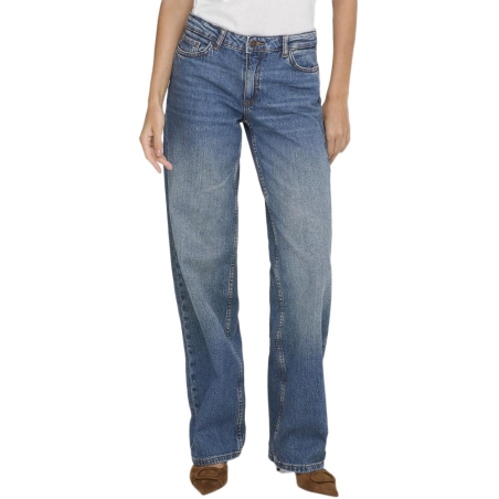 Jean Droit Taille Basse Bleu Femme JDY Katie 1006
