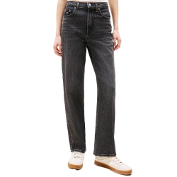 Jean Droit Gris Femme Tommy Hilfiger Layla