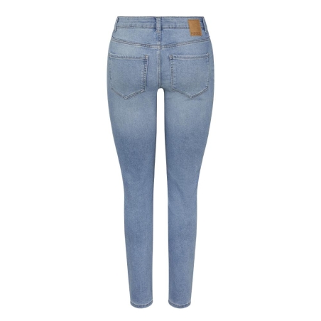 Jean Slim Bleu Femme Pieces Nunnas