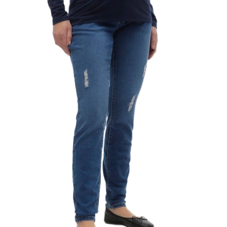 Jean Bleu Femme Vero Moda Maternity Bumpband