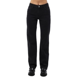Jean Droit Noir Femme Pieces Kelly