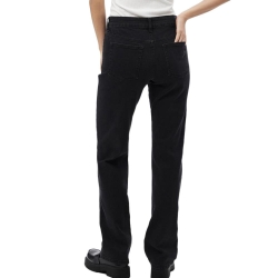 Jean Droit Noir Femme Pieces Kelly