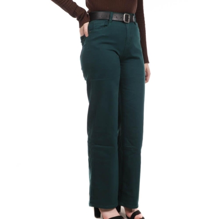 Jeans Droit Vert femme My Tinas 130