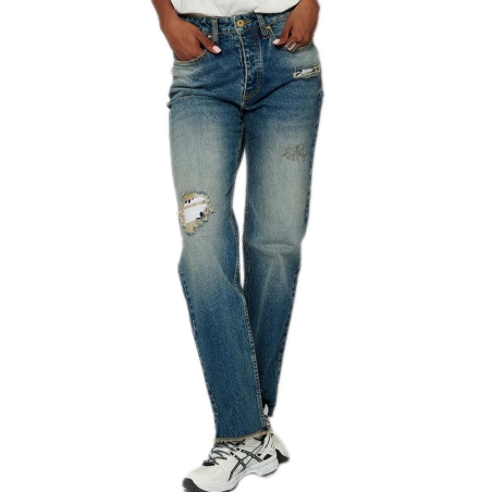 Jean Droit Bleu Femme Kaporal BEKKI