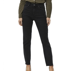 Jean Taille Haute Noir Femme Vero Moda Cut 10247008