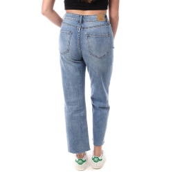 Jean Droit Bleu Femme Monday Premium Droit Denim