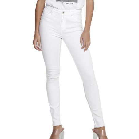 Jean Skinny Blanc Femme Only Emel