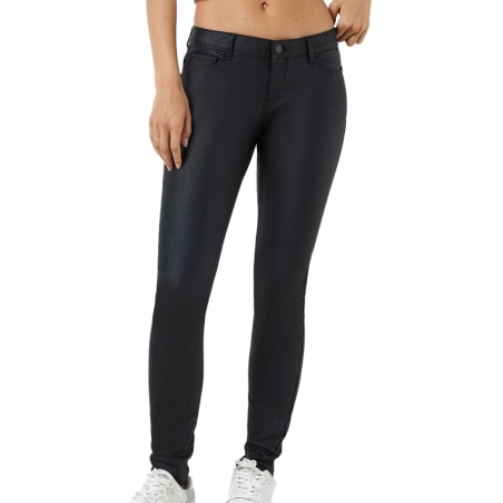Jeans Noir Enduit Femme Noisy May Mallie