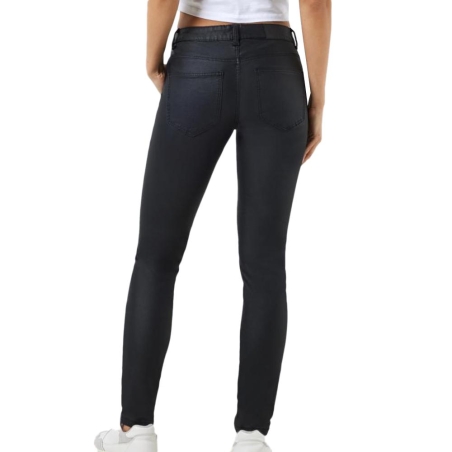 Jeans Noir Enduit Femme Noisy May Mallie
