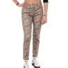 Jean Slim Vert/orange Femme Kaporal CAMIE