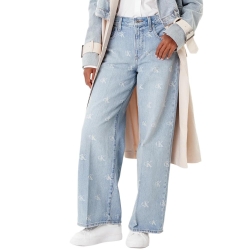 Jean Loose Bleu Femme Calvin Klein Jeans The Wide