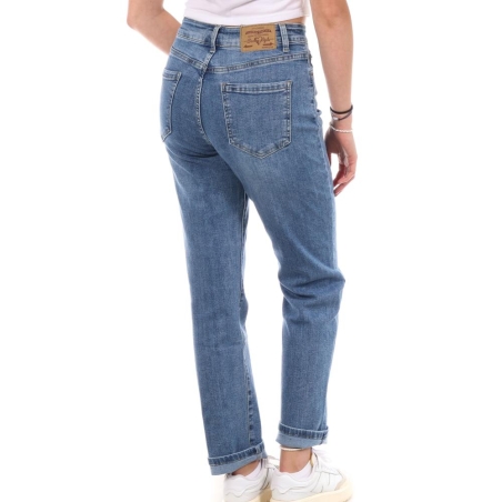 Jean Mom Bleu Femme Monday Premium 388