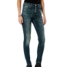Jean Slim Bleu Brut Femme Kaporal Elekte