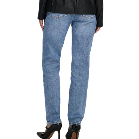 Jean Droit Bleu Femme Only Lemily