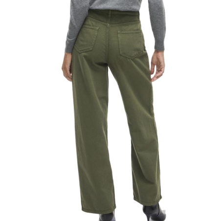 Jean Large Vert Femme Vila Vicazo Wide