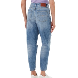 Jean Bleu Mom Femme Tommy Hilfiger
