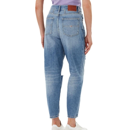 Jean Bleu Mom Femme Tommy Hilfiger