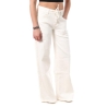 Jean Large Blanc Femme Monday Premium Cordon