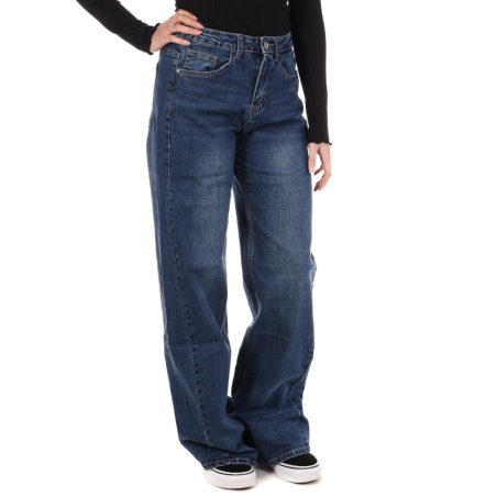 Jean Loose Bleu Femme Monday Premium 3265