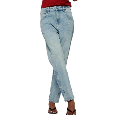 Jean Mom Bleu Clair Femme Kaporal BRENAH