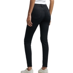 Jean Skinny Noir Femme Superdry Vintage High Rise