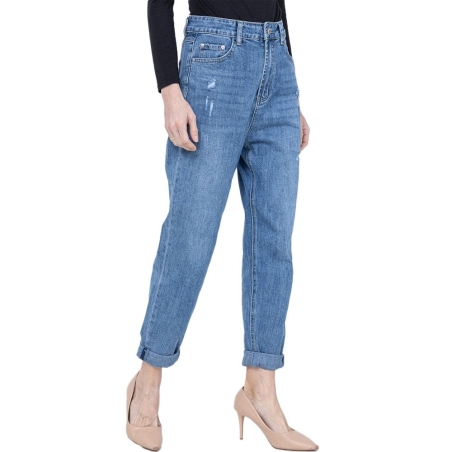 Jeans Bleu Mom Femme Monday Premium 3211