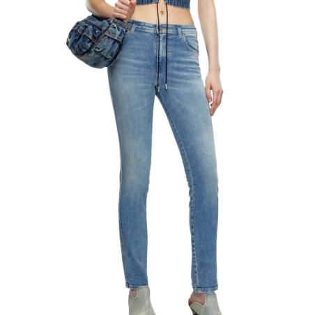 Jean Slim Bleu Femme Diesel Babhila