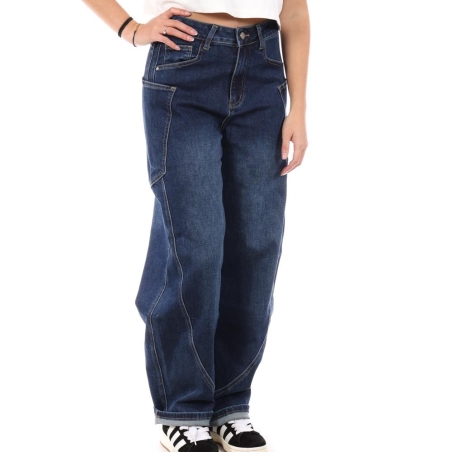 Jean Ballon Bleu Femme Monday Premium 806