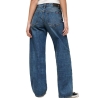 Jean Loose Bleu Femme Superdry Mid Rise Wide