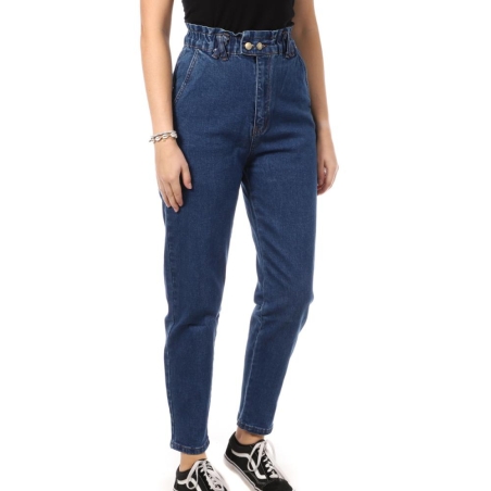 Jean Bleu Femme Monday Premium Mom Fit
