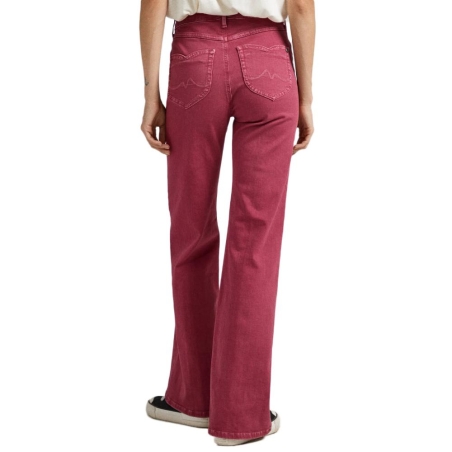 Jean Evasé Rouge Femme Pepe Jeans Willa