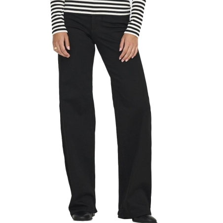 Jean Loose Noir Femme Only Madison