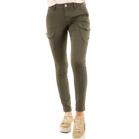Jean Slim Kaki Femme Kaporal Dera