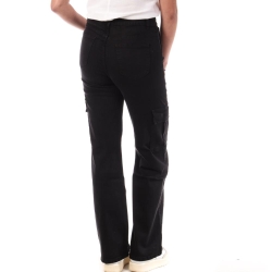 Pantalon Cargo Noir Femme My Tinas Cargo Wide Leg