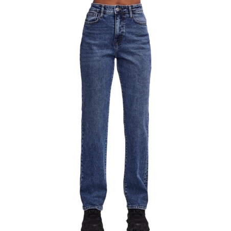 Jean Droit Bleu Femme Pieces Kelly
