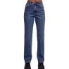 Jean Droit Bleu Femme Pieces Kelly