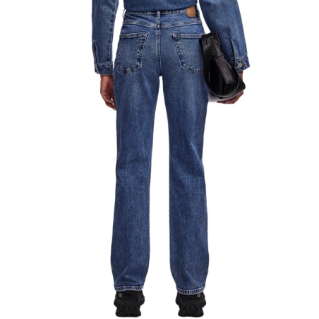 Jean Droit Bleu Femme Pieces Kelly