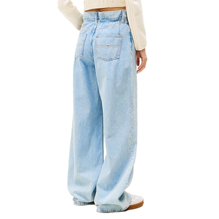 Jean Ample Bleu Femme Tommy Hilfiger Paperbag